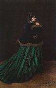 Claude Monet The Woman in the Green Dress, china oil painting artist